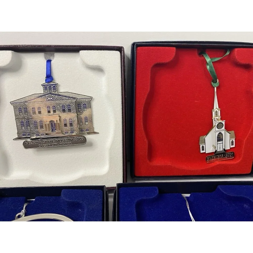 Carson City Nevada Historical‎ Building Christmas Ornament Series Lot 17